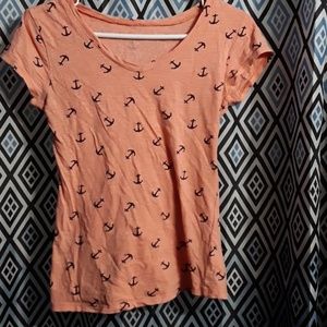 Peach tee